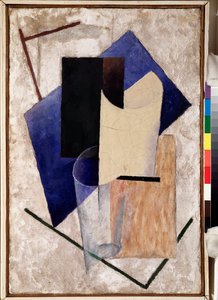 Nature morte (Still life), 1920 (öljy puulle). tekijältä Vladislav Maximilianovich Strzheminsky