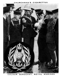 Värikersantti, Royal Marines, 1937.