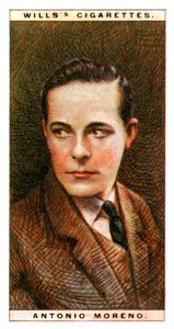 Antonio Moreno 1887-1967, espanjalainen näyttelijä, 1928.