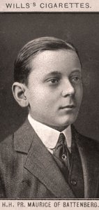H.H, PR. Maurice of Battenberg, 1908. tekijältä WD and HO Wills