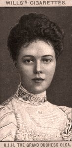 H.I.H. Suurherttuatar Olga, 1908. tekijältä WD and HO Wills