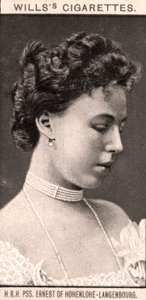 H.R.H, PSS. Ernest Hohenlohe-Langenbourgista, 1908. tekijältä WD and HO Wills