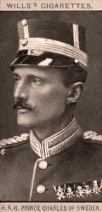 H.R.H. Ruotsin prinssi Charles, 1908. tekijältä WD and HO Wills