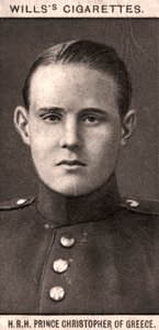 H.R.H. Kreikan prinssi Christopher, 1908. tekijältä WD and HO Wills