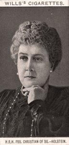 Schleswig-Holsteinin prinsessa Christian, 1908 tekijältä WD and HO Wills