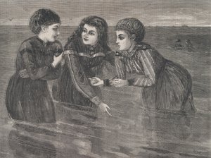 Kylpeminen Long Branchissa Oh, eikö ole kylmä joka lauantai, Vol. III, New Serie..., 26. elokuuta 1871.