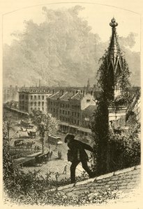"Main Street, Buffalo, St. Paulin kirkosta", 1872.
