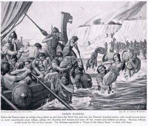 Saxon Raiders, kuvitus "Hutchinson