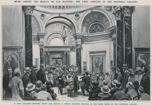 Ensimmäinen konsertti Kansallisgalleriassa