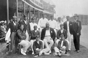 Englannin krikettitesti XI Nottinghamissa, Nottinghamshiressa, 1899.