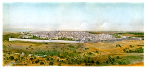 Panoraama Jerusalemista, 1870.