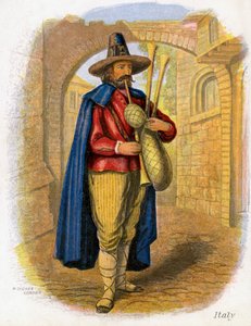 Italialainen muusikko, 1809.