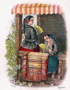 Espanjalainen tyttö, 1809.