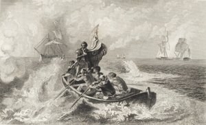 Eriejärven taistelu (litho) tekijältä John Ward Dunsmore