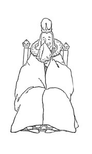 Ja hän itki kuin lapsi, vuodelta 1930 tekijältä William Heath Robinson