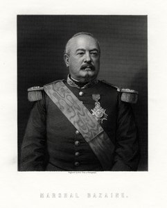 Achille Francois Bazaine, Ranskan marsalkka, 1800-luku. tekijältä W. Holl