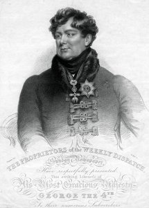 George IV, Yhdistyneen kuningaskunnan ja Hannoverin kuningas, 1800-luku. tekijältä W. Holl