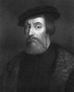 Hernan Cortes, 1500-luvun espanjalainen valloittaja, 1836.