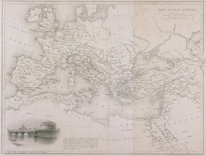 Rooman valtakunta, noin 1850 tekijältä W Hughes