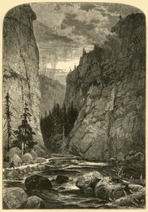 "Bowlder Canyon", 1874. tekijältä W. J. Linton