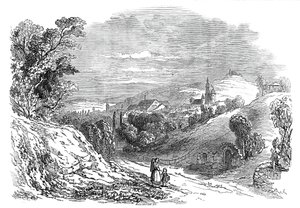 Coburg - Hänen kuninkaallisen korkeutensa prinssi Albertin piirroksesta, 1845. tekijältä W. J. Linton