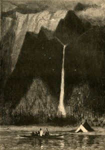 "Multnomah Falls", 1872. tekijältä W. J. Linton
