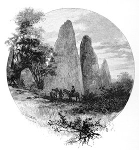 Graniittikivet, Betts Camp, Mount Kosciuszko, Uusi Etelä-Wales, Australia, 1886.
