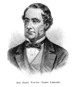 John Young, 1. Baron Lisgar, Uuden Etelä-Walesin kuvernööri, 1886.