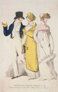 Kensington Garden -mekot kesäkuulle, vuodelta 1810