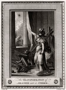 Arachnen muuttuminen hämähäkkiksi, 1775