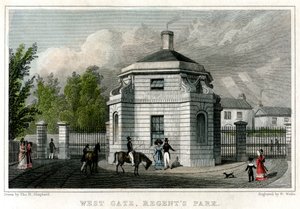 West Gate, Regents Park, Lontoo, 1800-luku.