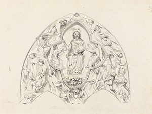 Viimeinen tuomio, Lincolnin katedraali tekijältä W. Walton after John Flaxman