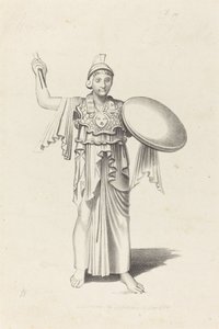 Minerva, Pronssista, kirjoittanut Daedalus tekijältä W. Walton after John Flaxman