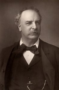 ""Charles Santley (1834-1922) Englantilainen baritoni (woodburytype). tekijältä W. and D. (after) Downey