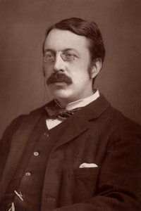 "" Charles Villiers Stanford (1852-1924) irlantilainen säveltäjä ja musiikillinen kouluttaja, syntynyt Dublinissa. (woodburytyyppi)