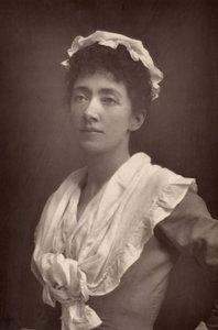 ""Marion Terry (1852-1930) englantilainen näyttelijä ja Ellen Terryn ja Fred Terryn sisar (woodburytype) tekijältä W. and D. (after) Downey