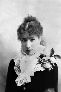 Näyttelijä Sarah Bernhardt (1844-1923) Marguerite Gautierina AlexandreDumas