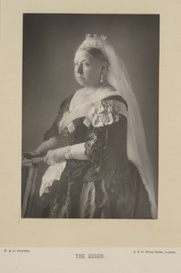 Kuningatar Victoria. Ison-Britannian ja Irlannin Yhdistyneen kuningaskunnan kuningatar ja (vuodesta 1876) Intian keisarinna. Muotokuva.