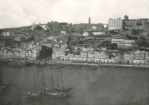Panoraama Porton kaupungista, Portugalista, 1895. tekijältä W and S Ltd
