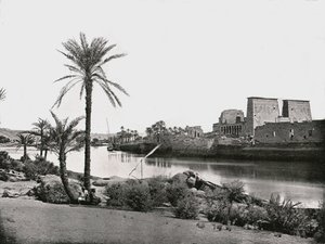 Isisin temppeli, Philae, Egypti, 1895.