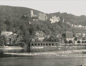 Linna, Heidelberg, Saksa, 1895. tekijältä W and S Ltd