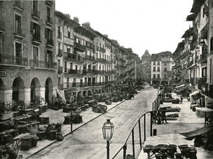The Market Place, Zaragoza, Espanja, 1895. tekijältä W and S Ltd