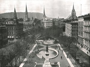 Victoria Square, Montreal, Kanada, 1895. tekijältä W and S Ltd