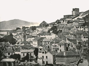 Näkymä kaupunkiin, Gibraltar, 1895. tekijältä W and S Ltd