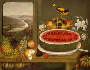 Hedelmät ja Baltimore Oriole, 1858. tekijältä Wagguno