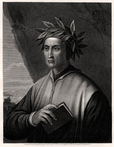 Dante Alighieri, italialainen runoilija, 1800-luku. tekijältä Wagstaff