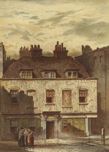 Vanhat talot, Dyott Street, Bloomsbury (chromolitho)