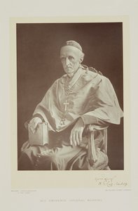 Kardinaali Henry Edward Manningin (1808-92) muotokuva tekijältä Walery Rzewuski