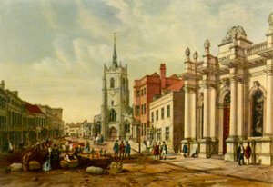 "Market Hall, Sudbury", 1850, 1943.