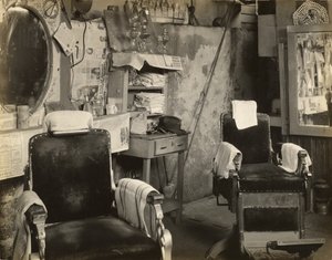 Negro Barbershop Interior, Atlanta